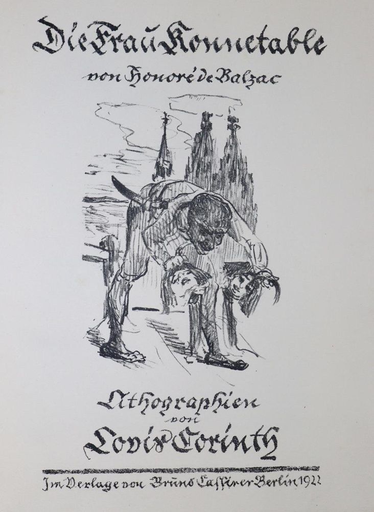 Große Abbildung Nr.5: 137-1122 Balzac,H.de.: (Literatur und illustrierte Bücher 20.Jahrhundert - Alte Literatur in modernen Ausgaben)