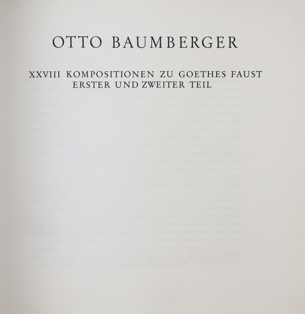 Große Abbildung Nr.2: 137-1123 Baumberger,O.: (Literatur und illustrierte Bücher 20.Jahrhundert - Alte Literatur in modernen Ausgaben)