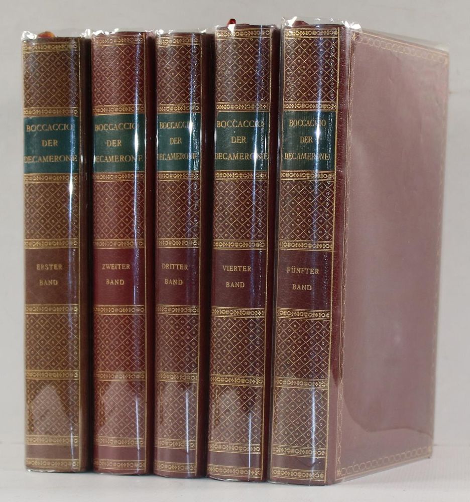 Große Abbildung Nr.1: 137-1128 Boccaccio,G.: (Literatur und illustrierte Bücher 20.Jahrhundert - Alte Literatur in modernen Ausgaben)