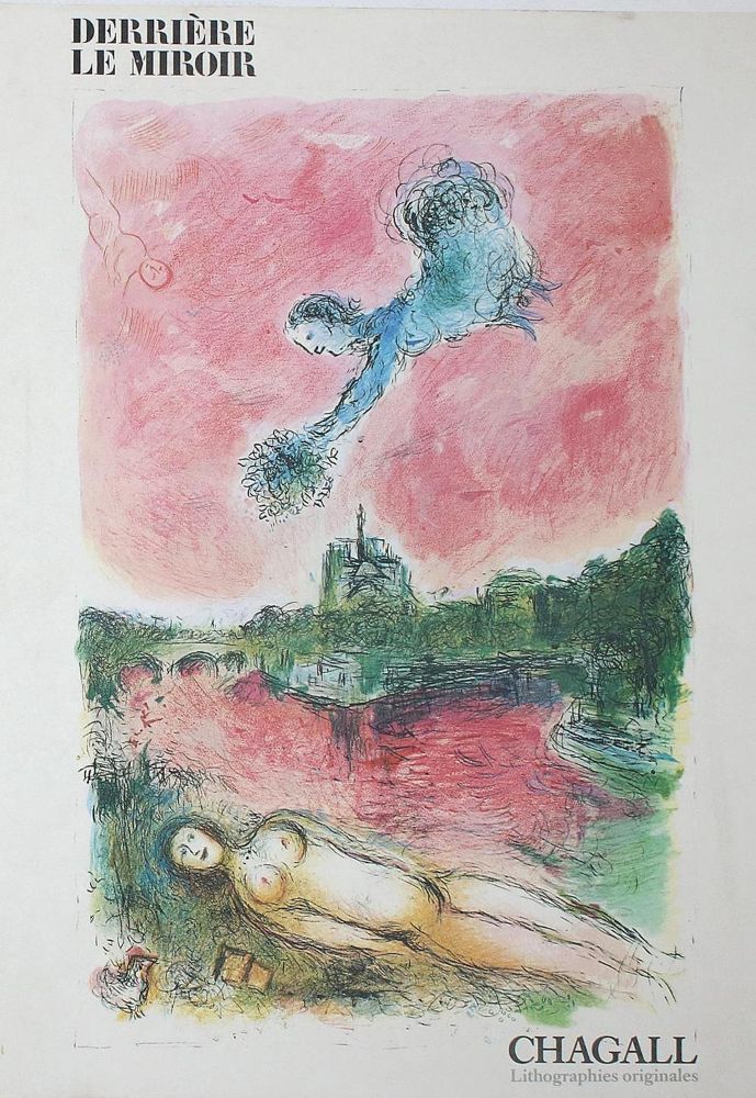 Große Abbildung Nr.1: 137-1141 Derriere le miroir.: (Chagall)