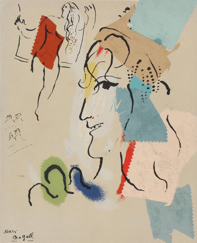 Große Abbildung Nr.2: 137-1145 Chagall,M.: (Literatur und illustrierte Bücher 20.Jahrhundert - Alte Literatur in modernen Ausgaben)