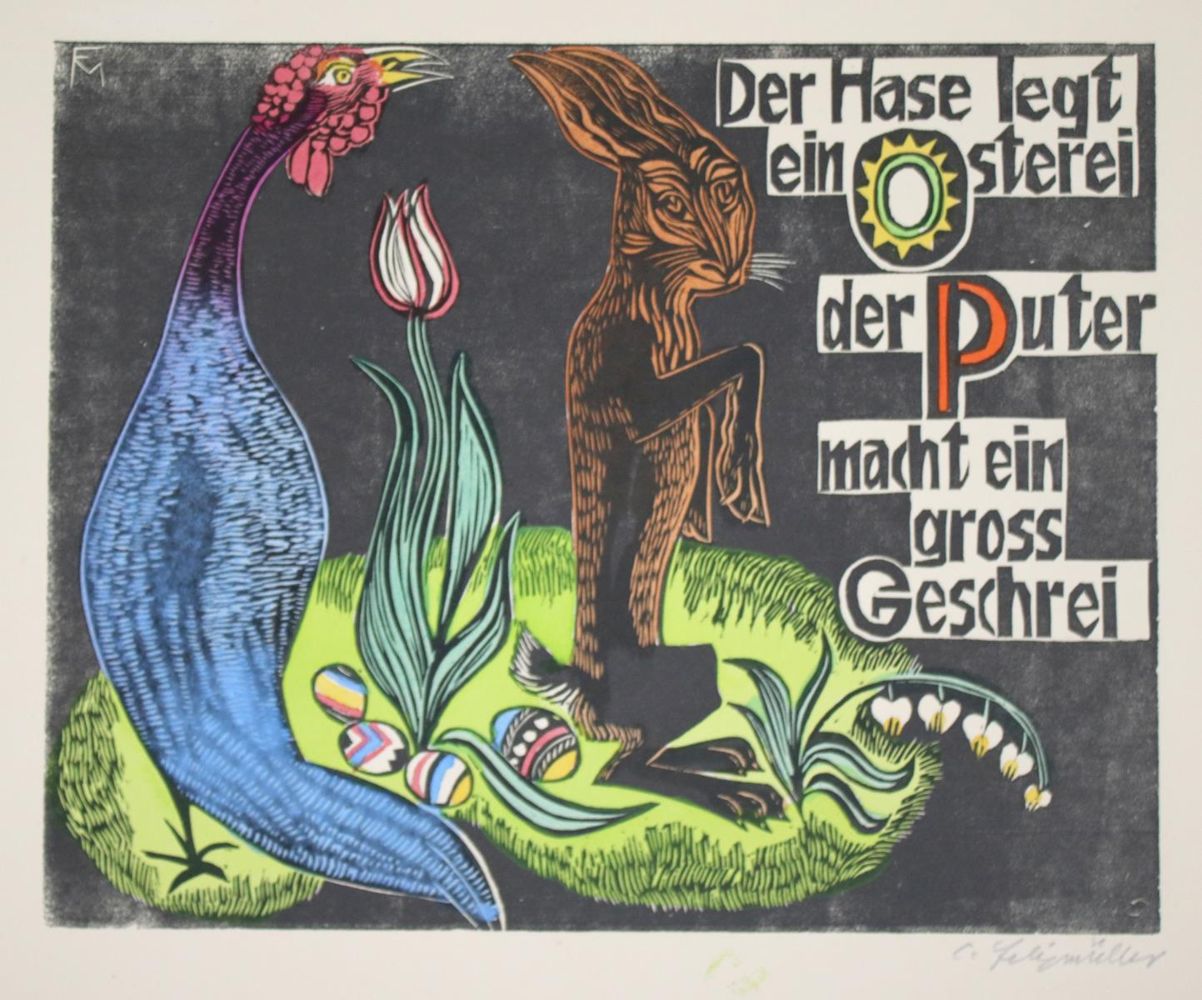 Große Abbildung Nr.10: 137-1187 Felixmüller,C.: (Literatur und illustrierte Bücher 20.Jahrhundert - Alte Literatur in modernen Ausgaben)