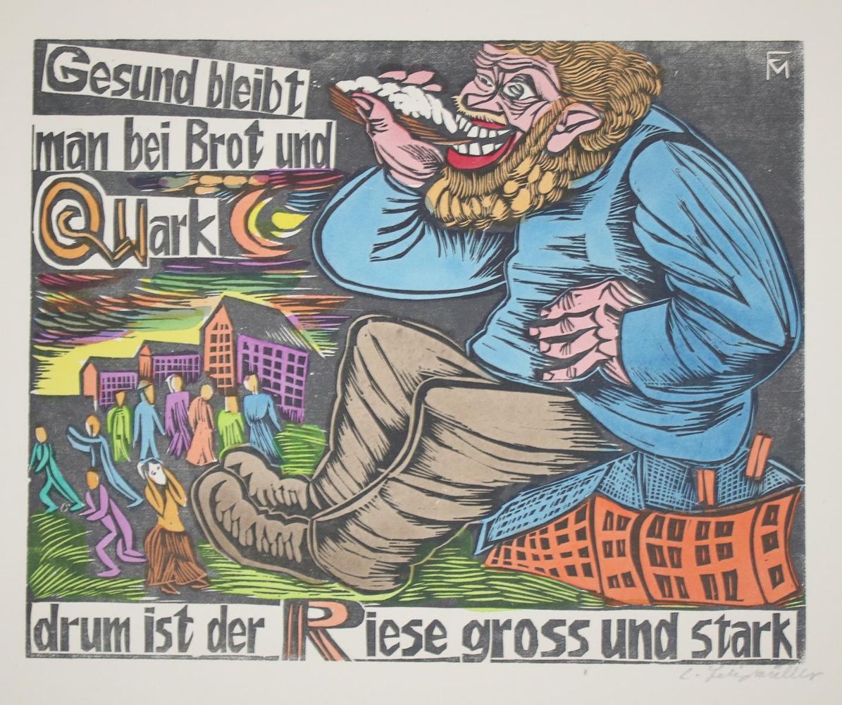 Große Abbildung Nr.11: 137-1187 Felixmüller,C.: (Literatur und illustrierte Bücher 20.Jahrhundert - Alte Literatur in modernen Ausgaben)