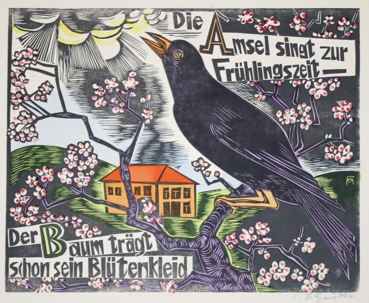Große Abbildung Nr.3: 137-1187 Felixmüller,C.: (Literatur und illustrierte Bücher 20.Jahrhundert - Alte Literatur in modernen Ausgaben)