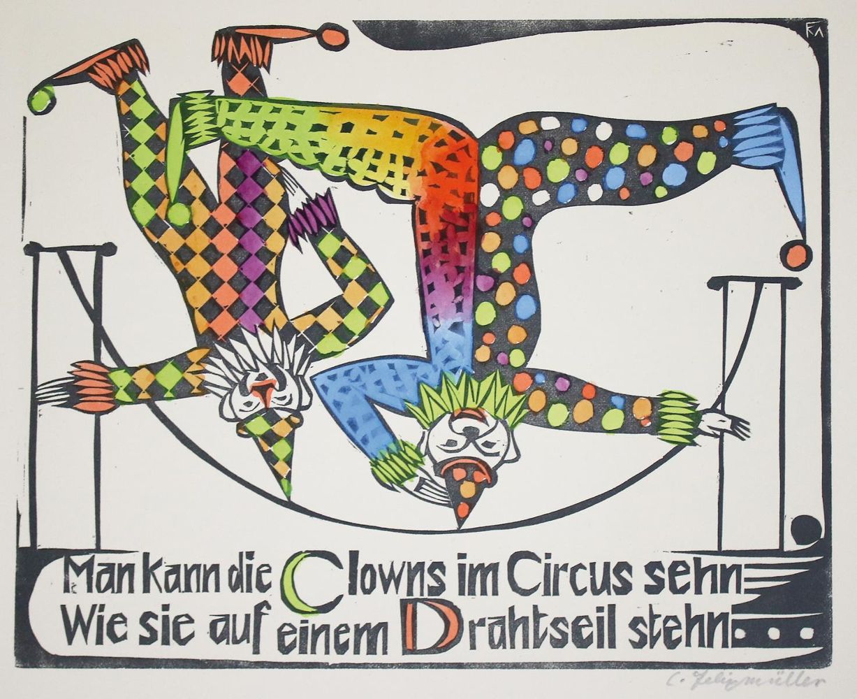 Große Abbildung Nr.4: 137-1187 Felixmüller,C.: (Literatur und illustrierte Bücher 20.Jahrhundert - Alte Literatur in modernen Ausgaben)