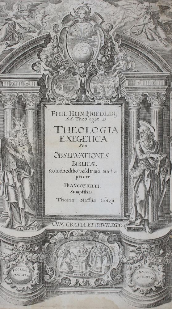 Große Abbildung Nr.1: 137-120 Friedlieb,P.H.: (Alte Drucke, Handschriften und Theologie)
