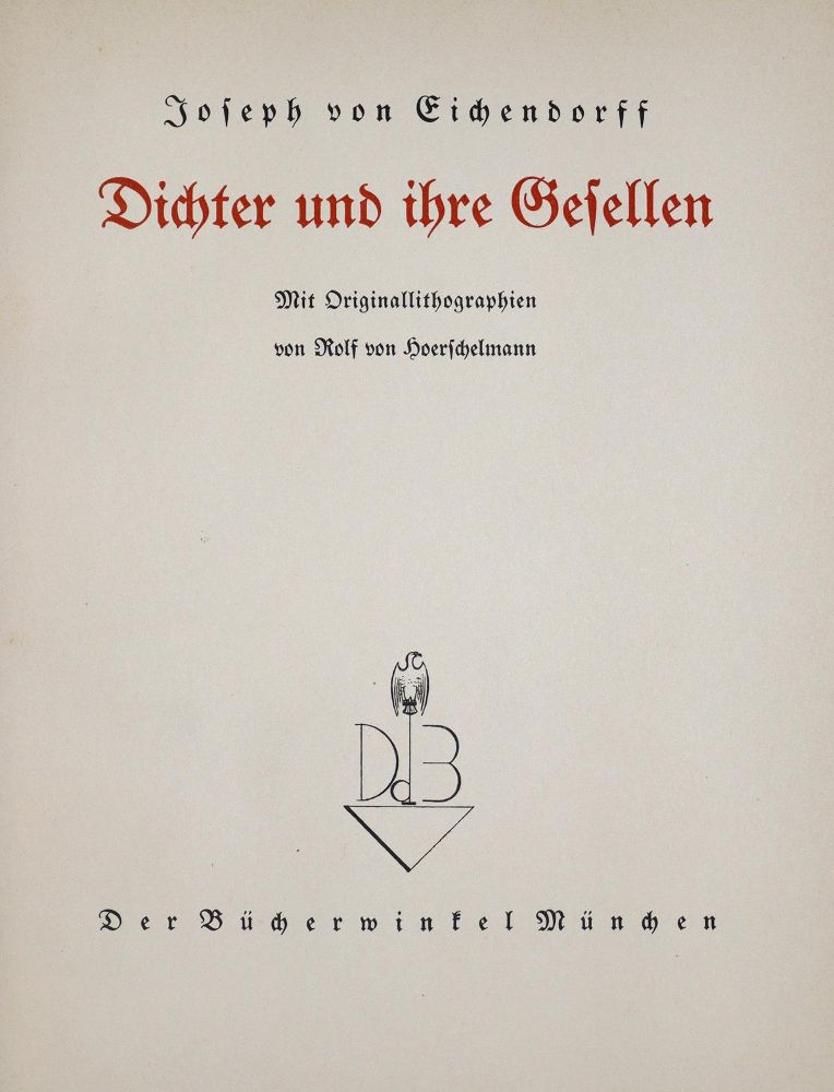 Große Abbildung Nr.2: 137-1227 Eichendorff,J.v.: (Hoerschelmann)