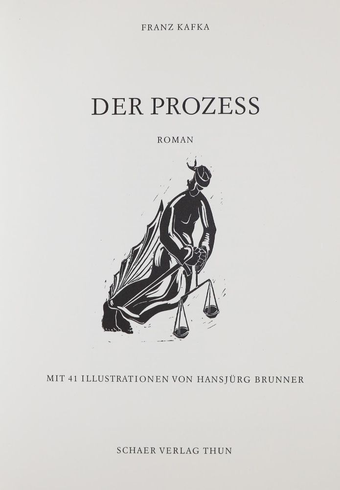 Große Abbildung Nr.1: 137-1246 Kafka,F.: (Literatur und illustrierte Bücher 20.Jahrhundert - Alte Literatur in modernen Ausgaben)