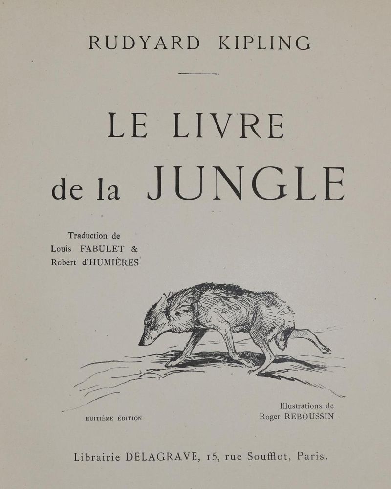 Große Abbildung Nr.1: 137-1250 Kipling,R.: (Literatur und illustrierte Bücher 20.Jahrhundert - Alte Literatur in modernen Ausgaben)