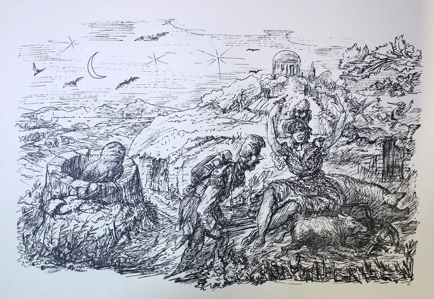 Große Abbildung Nr.1: 137-1263 Kubin,A.: (Literatur und illustrierte Bücher 20.Jahrhundert - Alte Literatur in modernen Ausgaben)