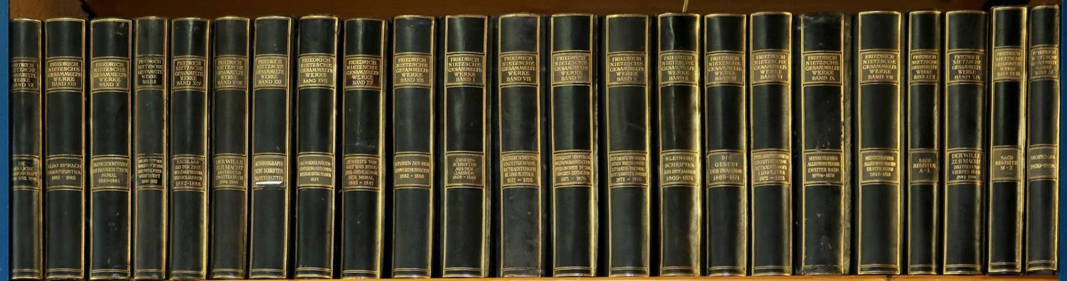 Große Abbildung Nr.1: 137-1307 Nietzsche,F.: (Literatur und illustrierte Bücher 20.Jahrhundert - Alte Literatur in modernen Ausgaben)