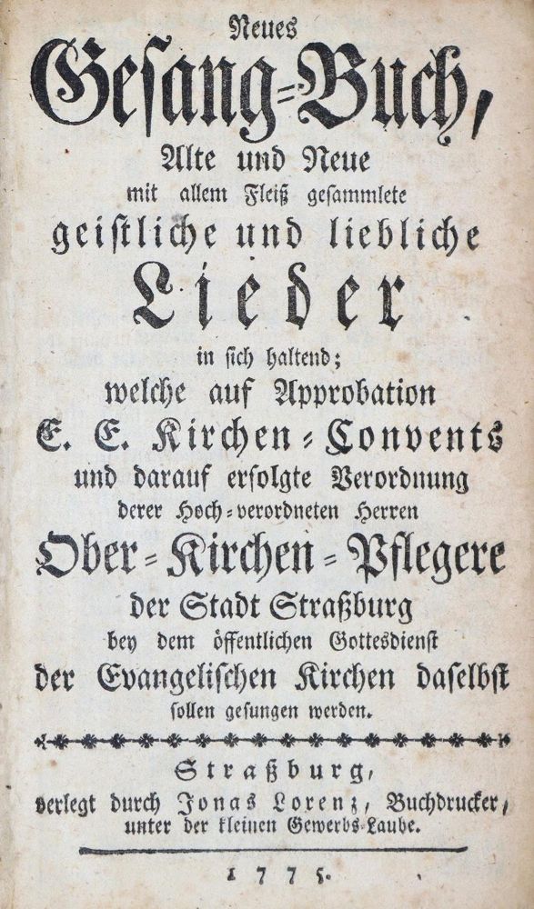 Große Abbildung Nr.2: 137-133 Neues Gesang-Buch,: (Gesangbücher, Einband)