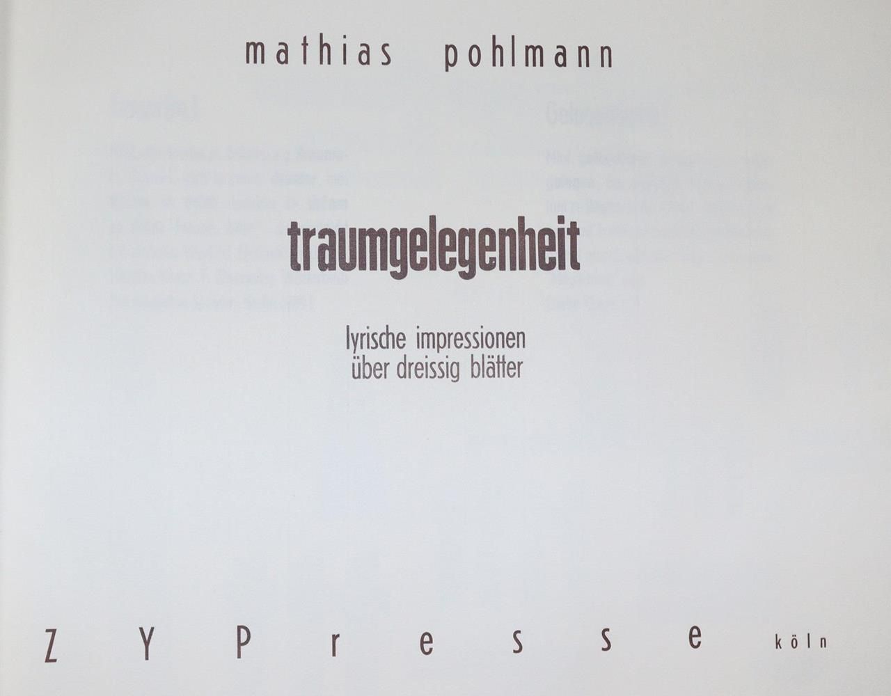 Große Abbildung Nr.2: 137-1338 Pohlmann,M.: (Literatur und illustrierte Bücher 20.Jahrhundert - Alte Literatur in modernen Ausgaben)