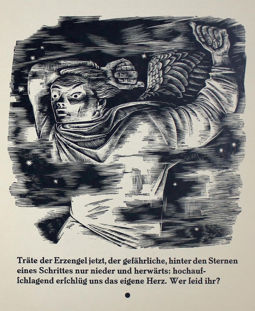Große Abbildung Nr.1: 137-1352 Rilke,R.M.: (Literatur und illustrierte Bücher 20.Jahrhundert - Alte Literatur in modernen Ausgaben)