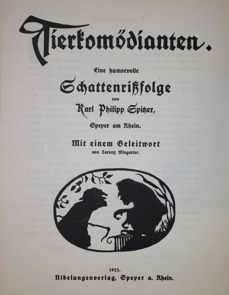 Große Abbildung Nr.2: 137-1378 Spitzer,K.P.: (Literatur und illustrierte Bücher 20.Jahrhundert - Alte Literatur in modernen Ausgaben)
