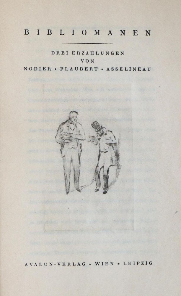 Große Abbildung Nr.2: 137-1381 Nodier,(C.), (G.)Flaubert u. (C.)Asselineau.: (Steiner-Prag)