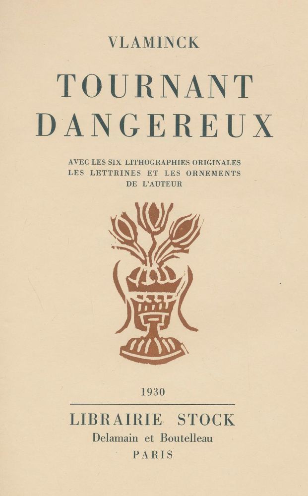 Große Abbildung Nr.2: 137-1401 Vlaminck,M.de.: (Literatur und illustrierte Bücher 20.Jahrhundert - Alte Literatur in modernen Ausgaben)
