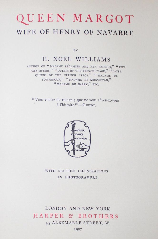 Große Abbildung Nr.2: 137-1409 Williams,H.N.: (Literatur und illustrierte Bücher 20.Jahrhundert - Alte Literatur in modernen Ausgaben)