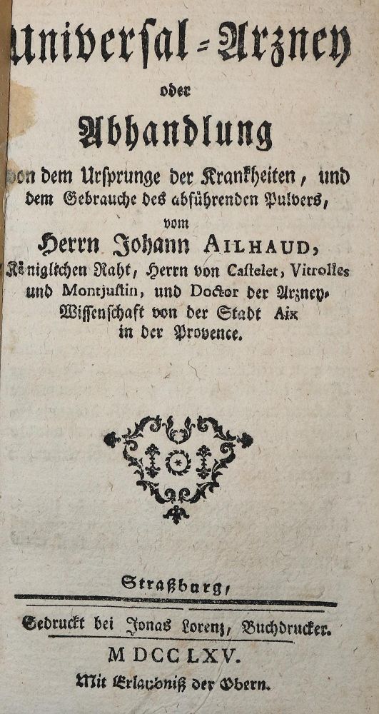 Große Abbildung Nr.1: 137-1435 Ailhaud,J.G.: (Medizin)