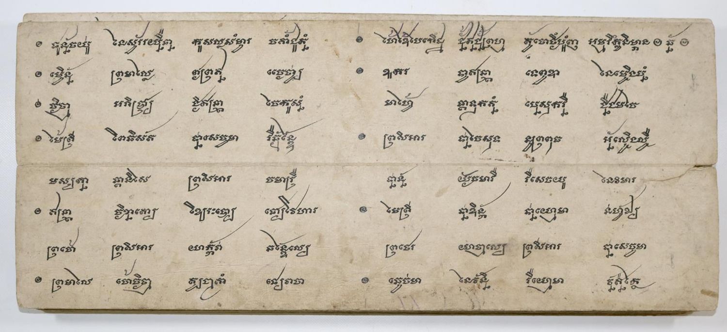 Große Abbildung Nr.2: 137-145 Buddhistisches Manuskript: (Handschriften, Asien)