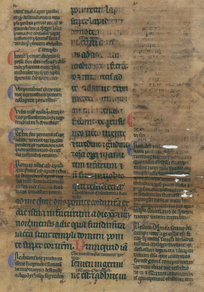 Große Abbildung Nr.2: 137-147 Blatt: (Handschriften, Bibeln)