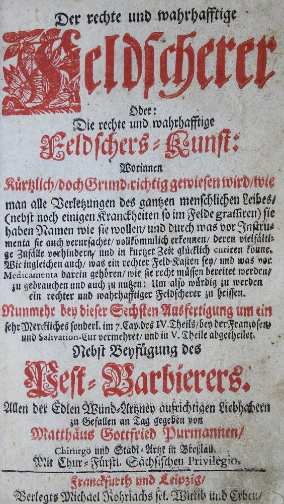Große Abbildung Nr.1: 137-1479 Purmann,M.G.: (Medizin)