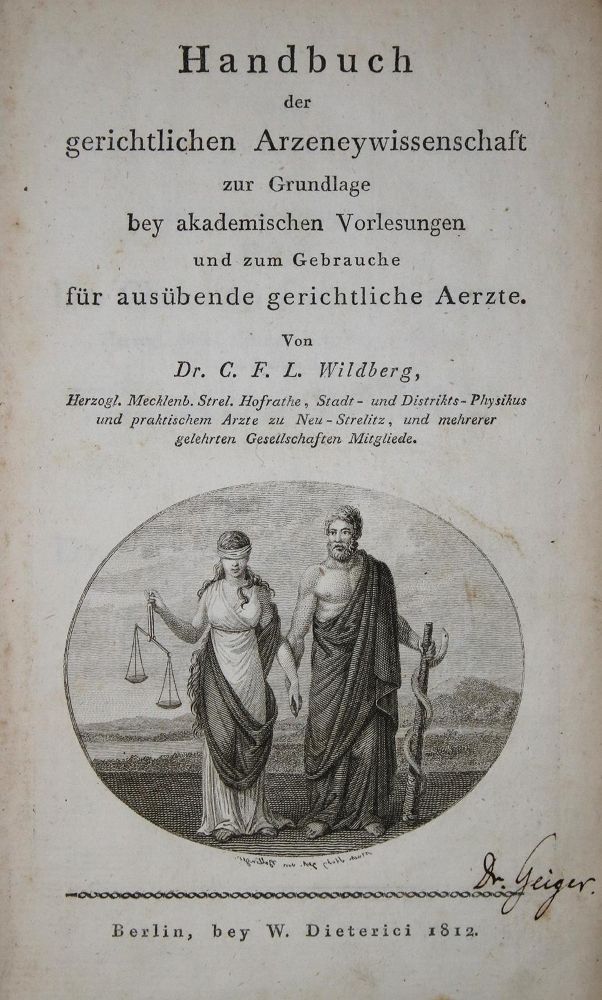 Große Abbildung Nr.1: 137-1490 Wildberg,C.F.L.: (Medizin)