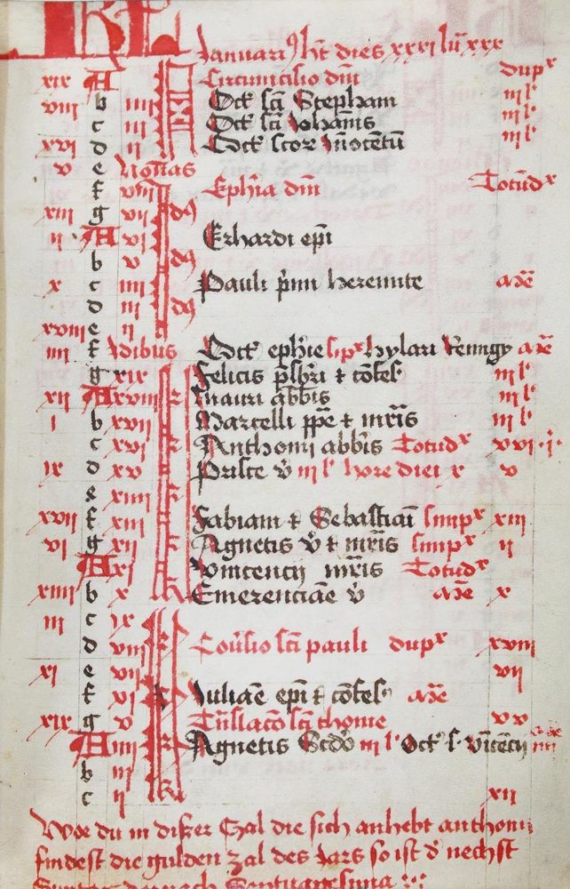 Große Abbildung Nr.1: 137-151 Brevier.: (Handschriften)
