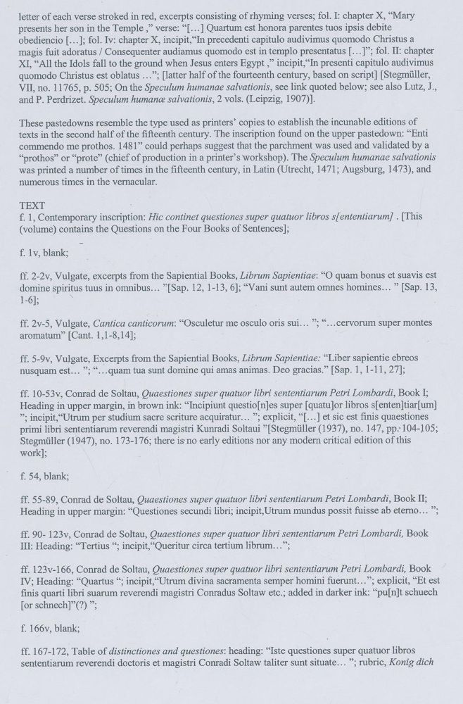 Große Abbildung Nr.71: 137-152 Conradus de Soltau.: (Handschriften)