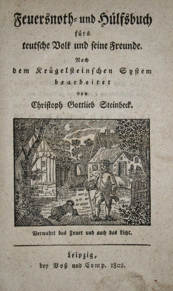 Große Abbildung Nr.1: 137-1536 Steinbeck,C.G.: (Verschiedene Gebiete - Varia, Feuerwehr)