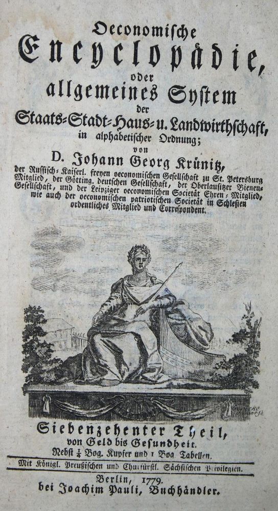 Große Abbildung Nr.1: 137-1561 Krünitz,J.G.: (Verschiedene Länder - Geschichte)