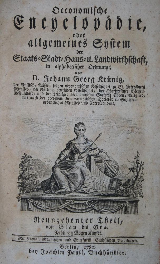 Große Abbildung Nr.1: 137-1563 Krünitz,J.G.: (Verschiedene Länder - Geschichte)