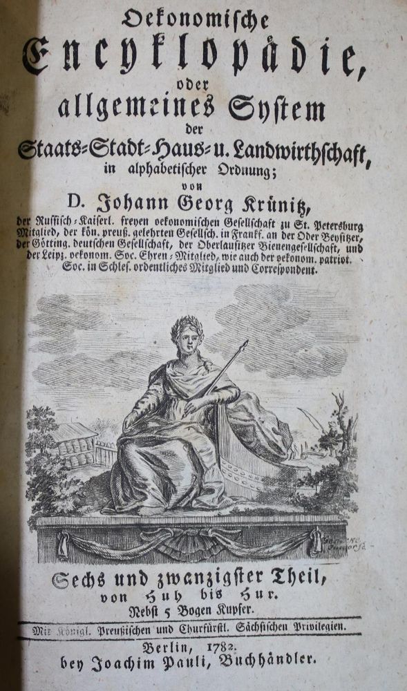 Große Abbildung Nr.1: 137-1570 Krünitz,J.G.: (Verschiedene Länder - Geschichte)
