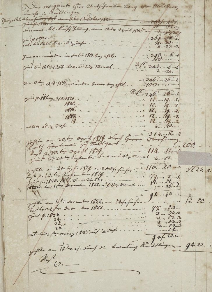 Große Abbildung Nr.1: 137-159 Kassenbuch.: (Handschriften)