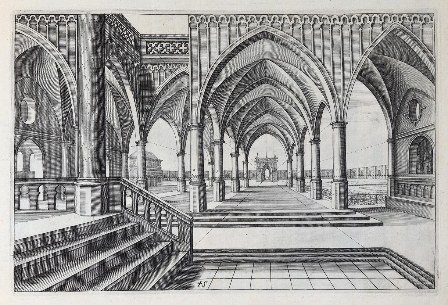 Große Abbildung Nr.3: 137-1611 Marolois,S.: (Verschiedene Gebiete - Varia, Mathematik)