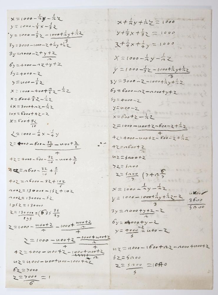 Große Abbildung Nr.1: 137-162 Mathematik.: (Handschriften)