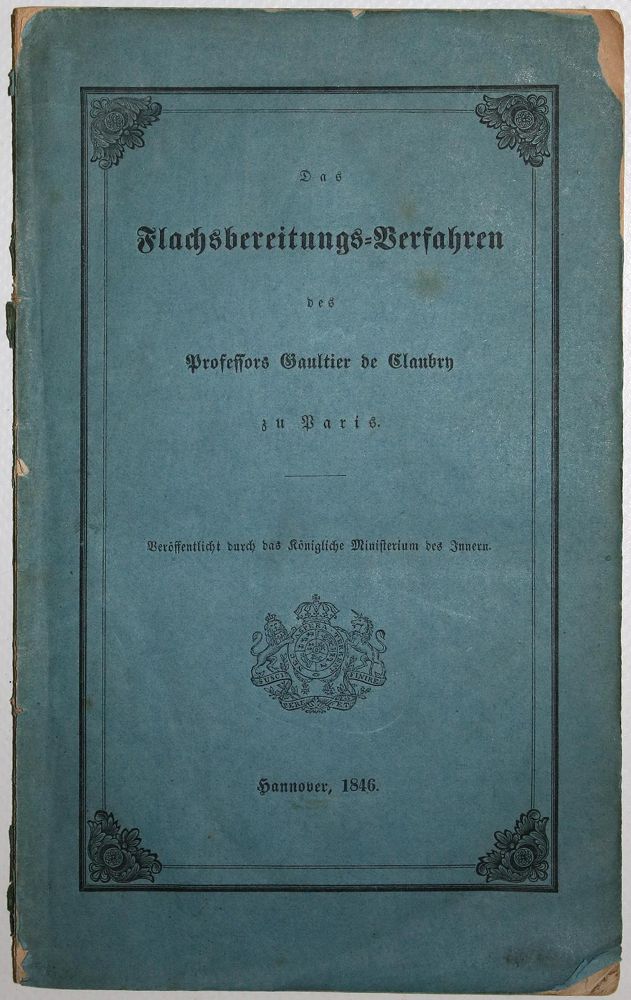 Große Abbildung Nr.1: 137-1637 Flachsbereitungs-Verfahren, Das,: (Verschiedene Gebiete - Varia, Textil)