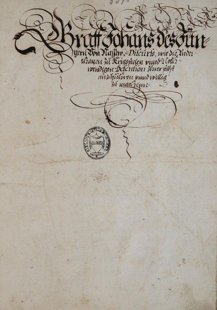 Große Abbildung Nr.1: 137-164 Nassau.: (Handschriften)