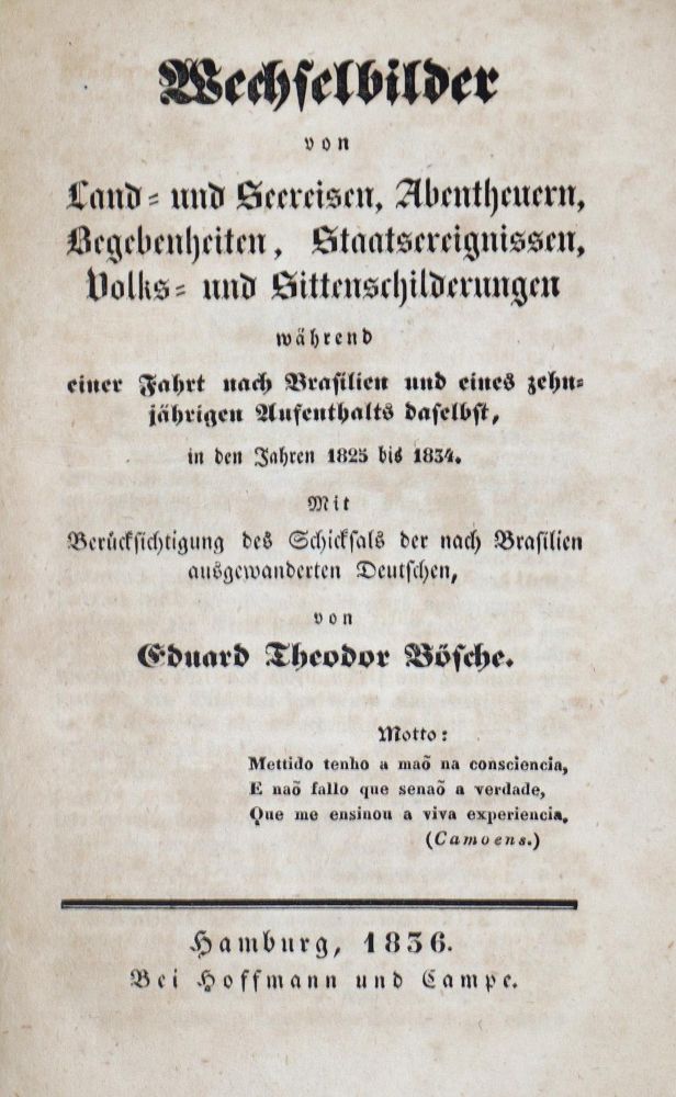 Große Abbildung Nr.2: 137-1667 Bösche,E.T.: (Amerika, Brasilien)