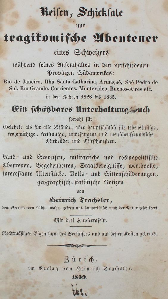 Große Abbildung Nr.3: 137-1688 Trachsler,H.: (Amerika)