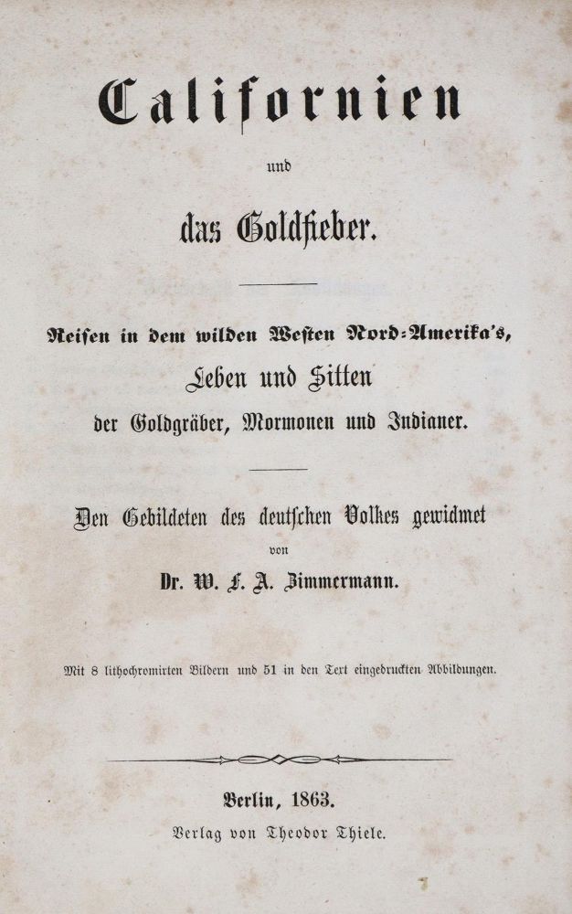 Große Abbildung Nr.1: 137-1691 Zimmermann,W.F.A. (d.i. C.G.W.Vollmer).: (Amerika)
