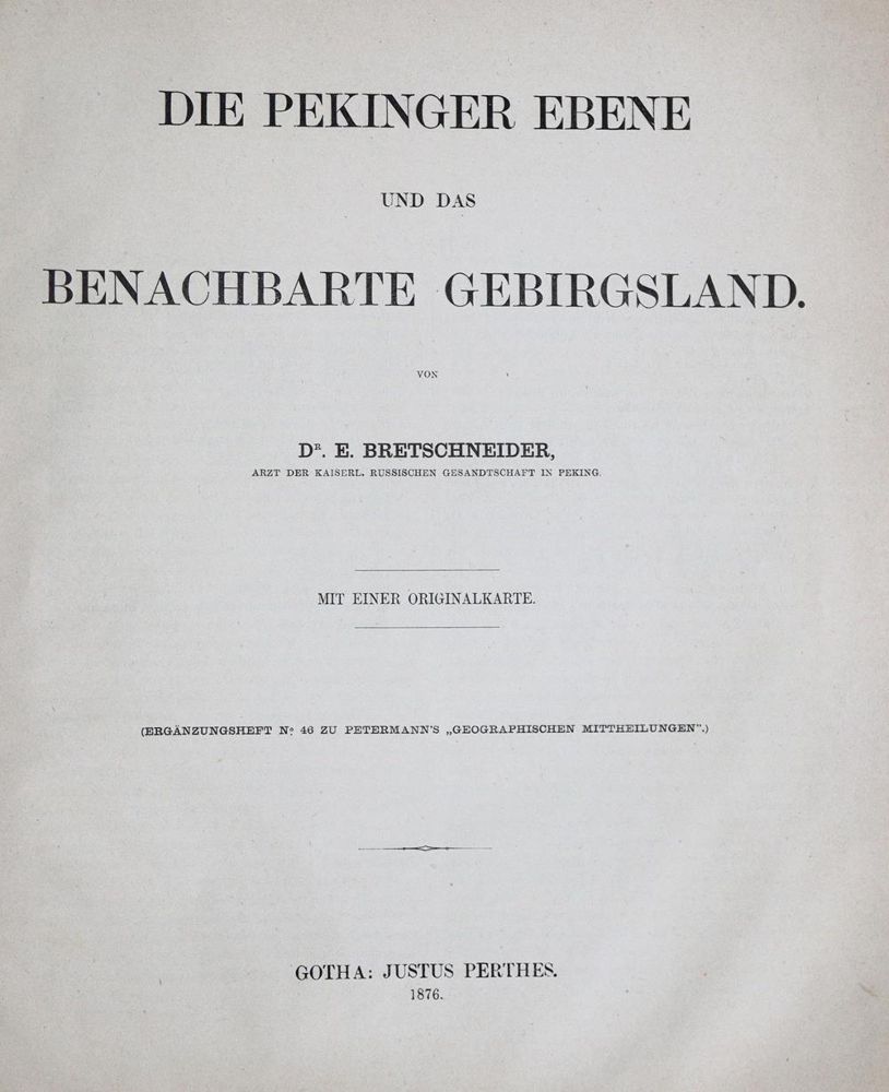 Große Abbildung Nr.3: 137-1704 Bretschneider,E.: (Asien, China)