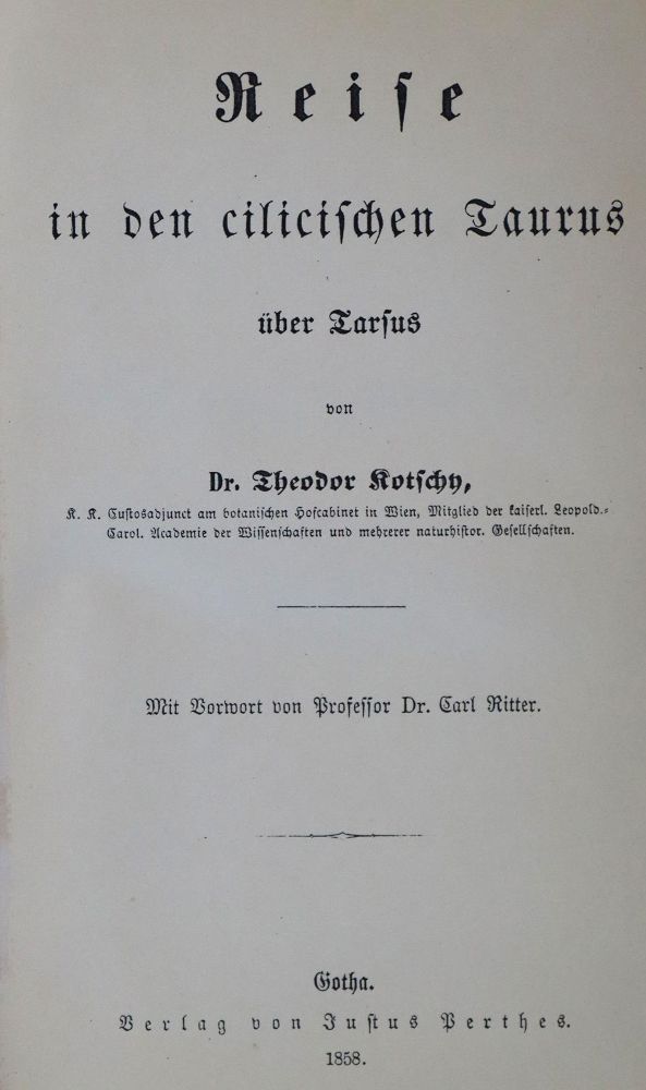 Große Abbildung Nr.2: 137-1723 Kotschy,T.: (Asien)