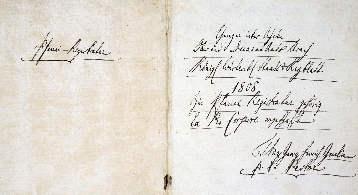 Große Abbildung Nr.3: 137-1768 Staats- und Regierungsblatt.: (Deutschland, Baden-Württemberg)