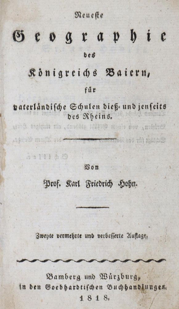 Große Abbildung Nr.1: 137-1776 Hohn,K.F.: (Deutschland, Bayern)