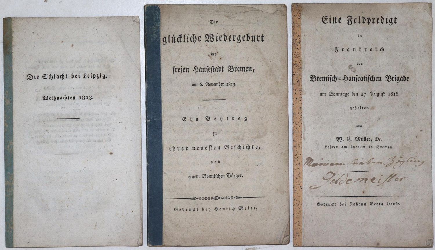 Große Abbildung Nr.1: 137-1790 (Wilmanns,A.C.).: (Deutschland, Bremen)
