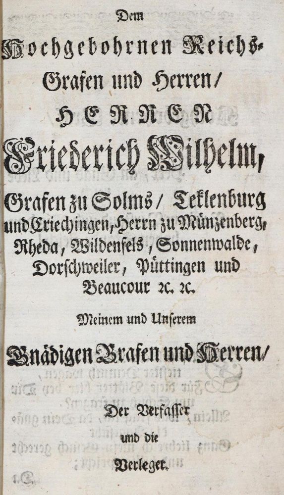 Große Abbildung Nr.2: 137-1801 (Dielhelm,J.H.).: (Deutschland)