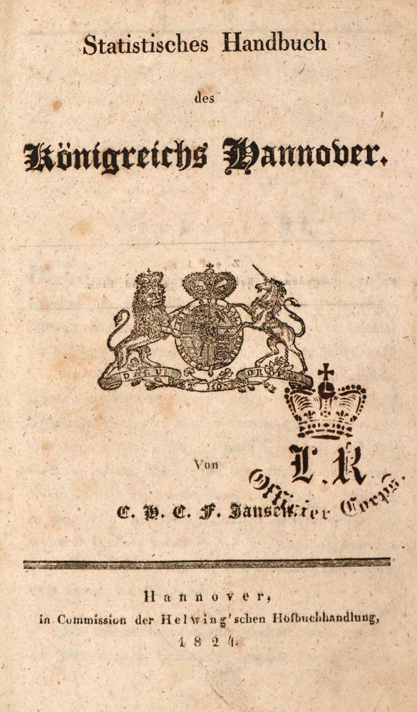 Große Abbildung Nr.1: 137-1822 Hannover.: (Deutschland, Hannover)