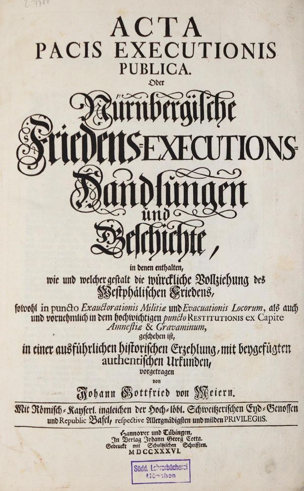 Große Abbildung Nr.1: 137-1848 Meiern,J.G.v.: (Deutschland, Nürnberg)