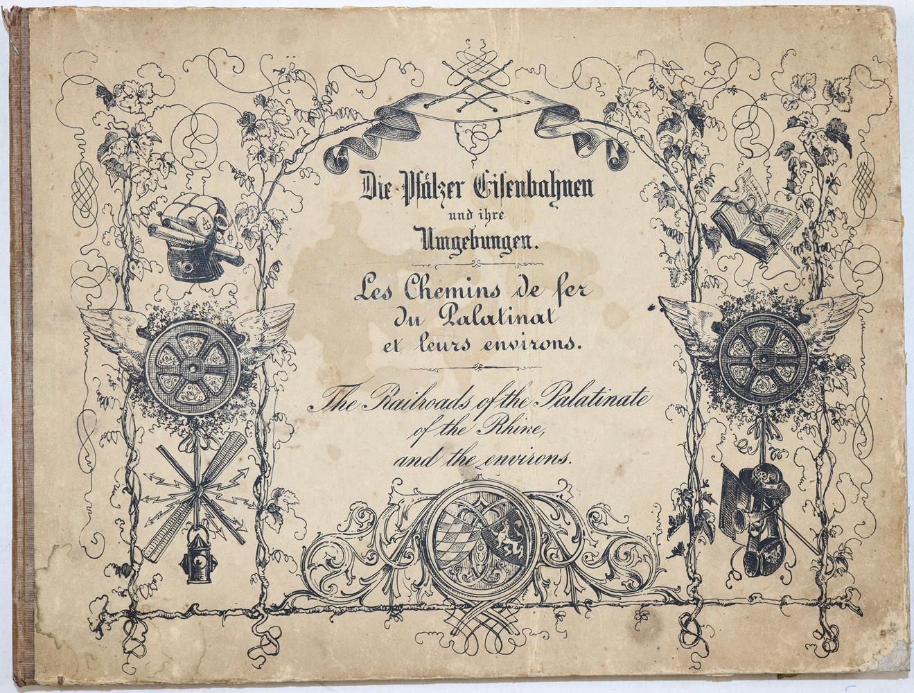 Große Abbildung Nr.3: 137-1853 Pfälzer Eisenbahnen, Die,: (Deutschland, Pfalz)